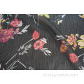 100% polyester chiffon Yoryu met lurex printstof